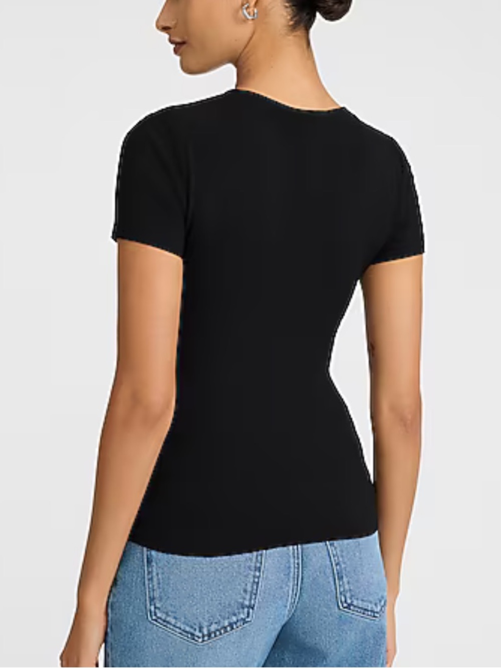 Express Rib Fitted Tshirt - Picture 2 of 6